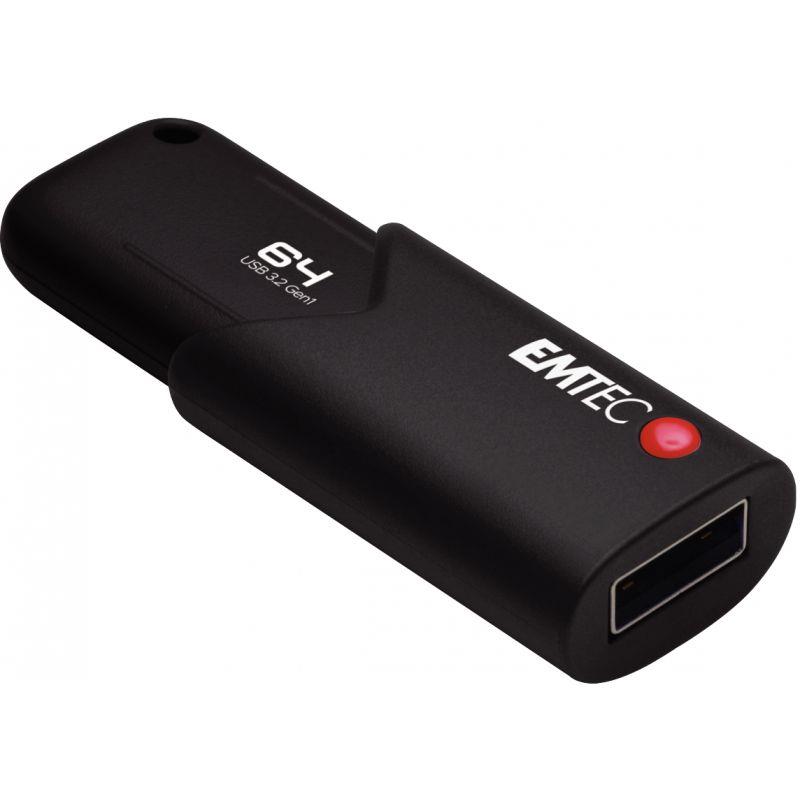 Image de  Clé USB 3.2 Emtec CLICK SECURE 64 Go 