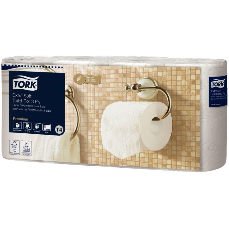 Image de  Lot de 56 rouleaux papier hygiènique Premium 3 plis 