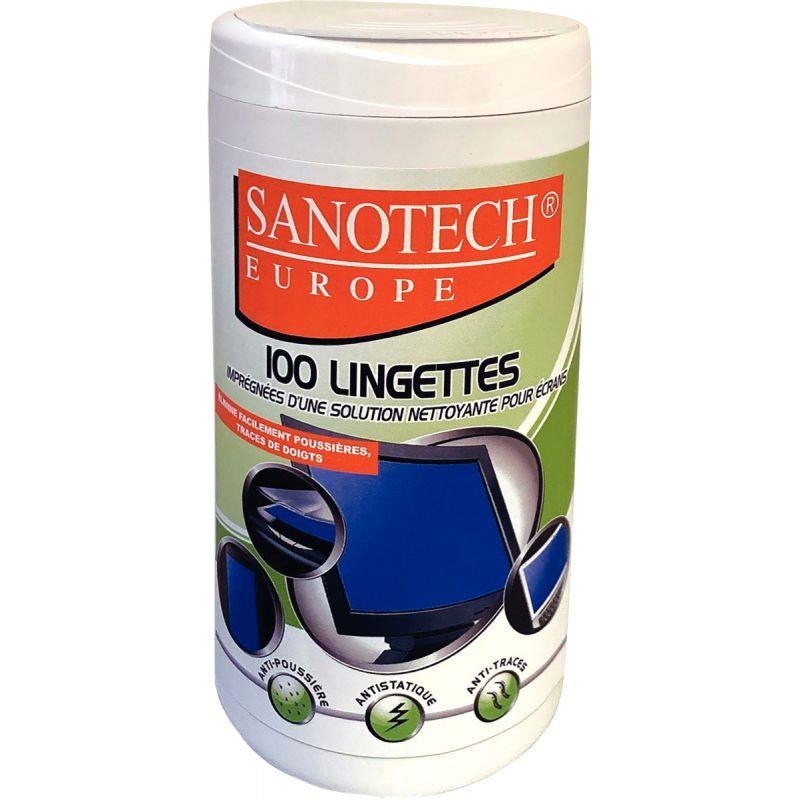 Image de  Boite de 100 lingettes nettoyantes écran 