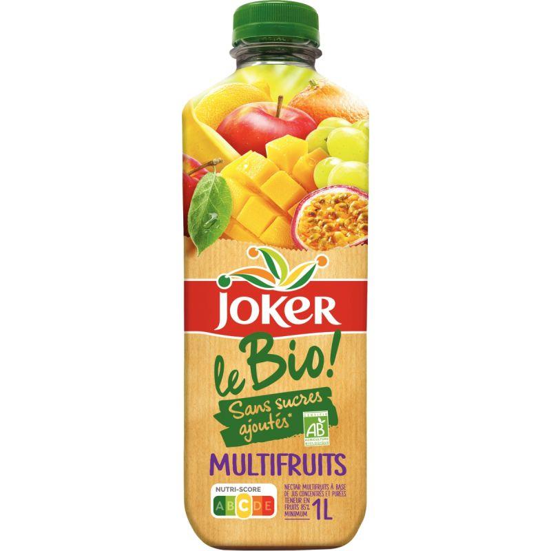 Image de  Bouteille jus multifruits bio JOKER 1L 