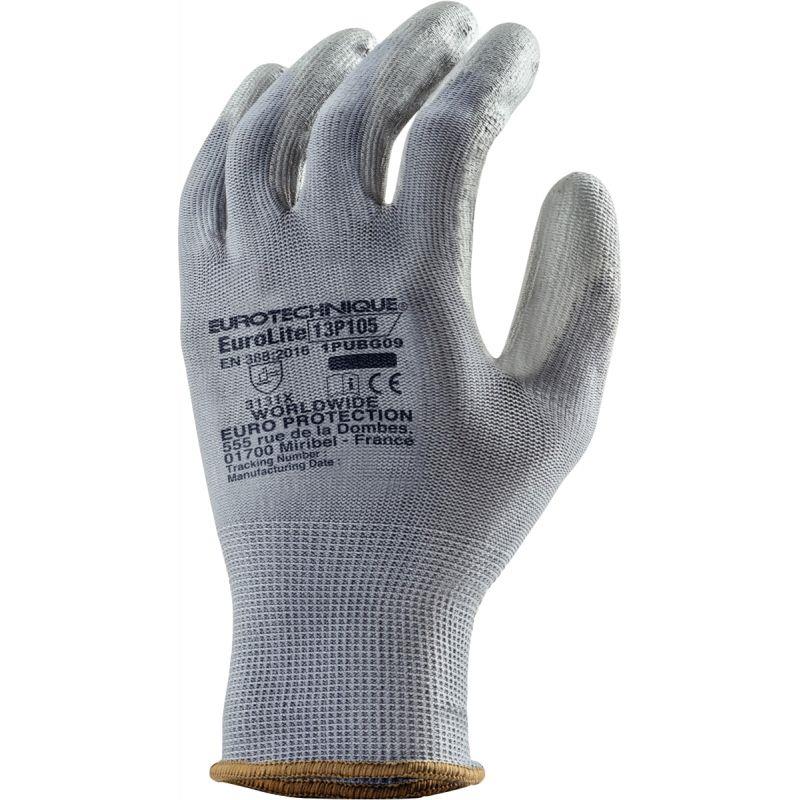 Image de  Paire de gants de précision gris taille 7 