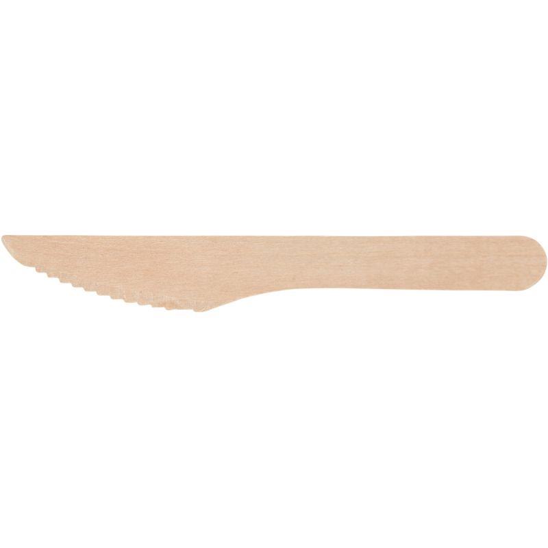 Image de  Paquet de 100 couteaux en bois 16cm 