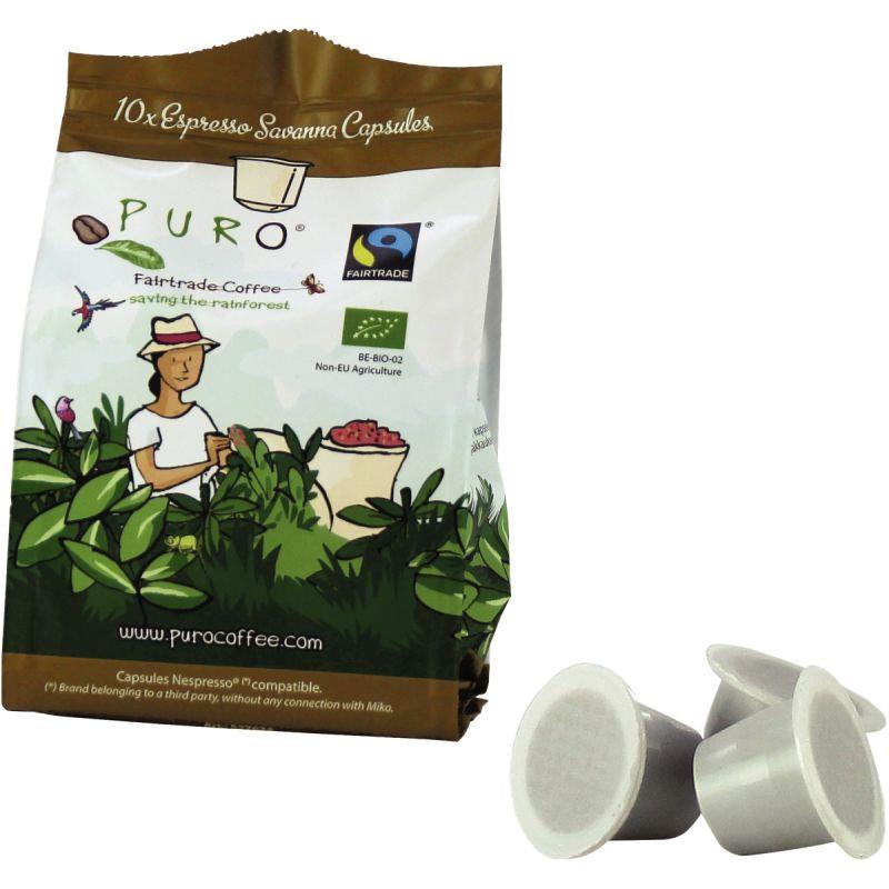 Image de  Sachet de 10 capsules café PURO médium 