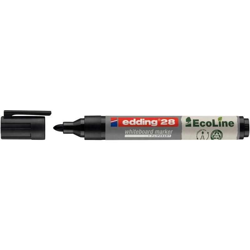 Image de  Marqueur tableau blanc Ecoline28 pointe ogive noir 