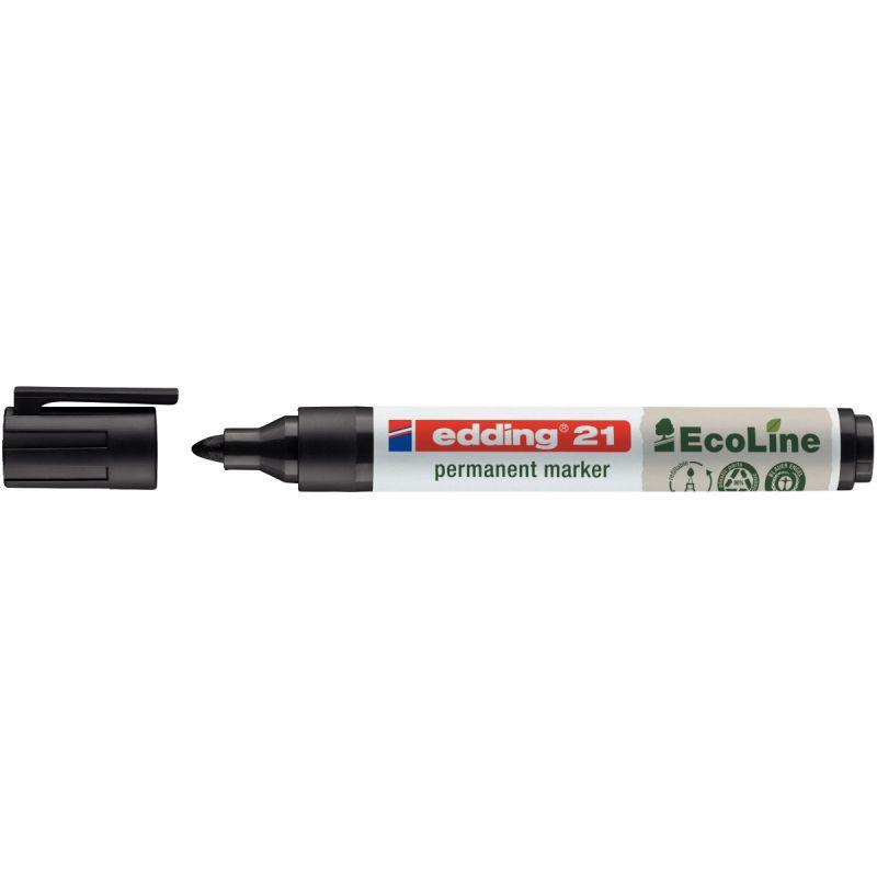 Image de  Marqueur permanent Ecoline 21 pointe ogive noir 