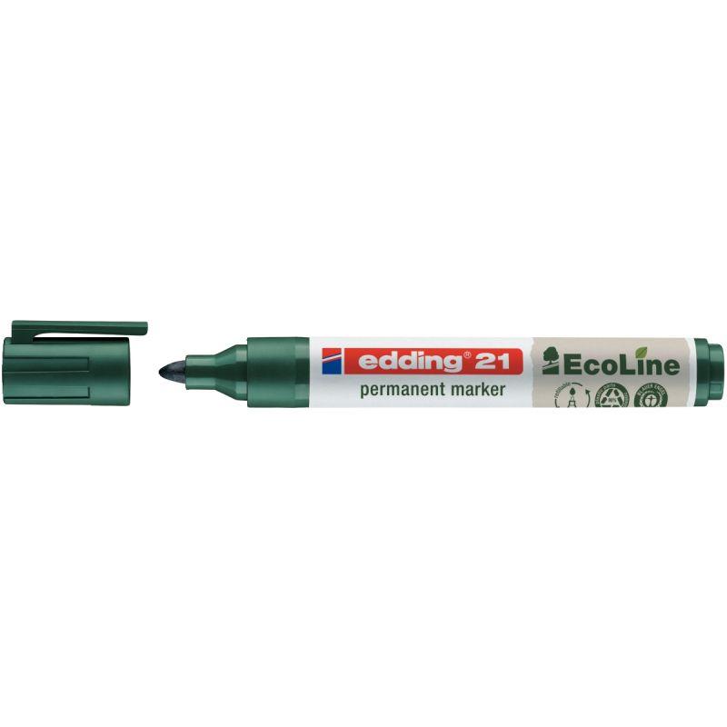 Image de  Marqueur permanent Ecoline 21 pointe ogive vert 