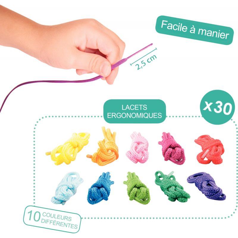 Image de  Sachet de 30 lacets 101cm coloris assortis 