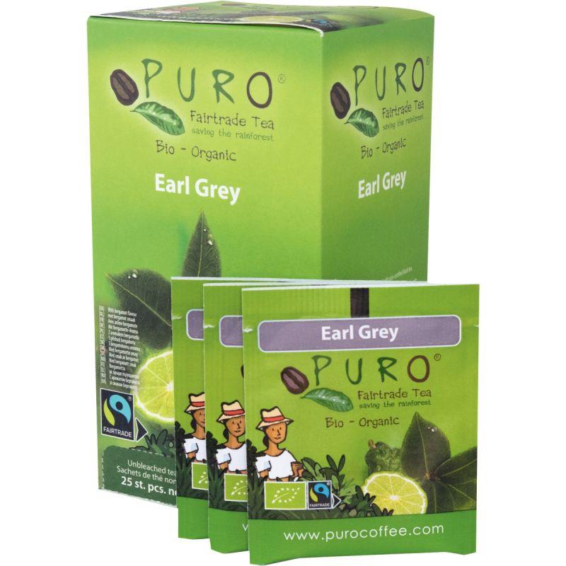 Image de  Boite de 25 sachets thé Earlgrey PURO BIO 