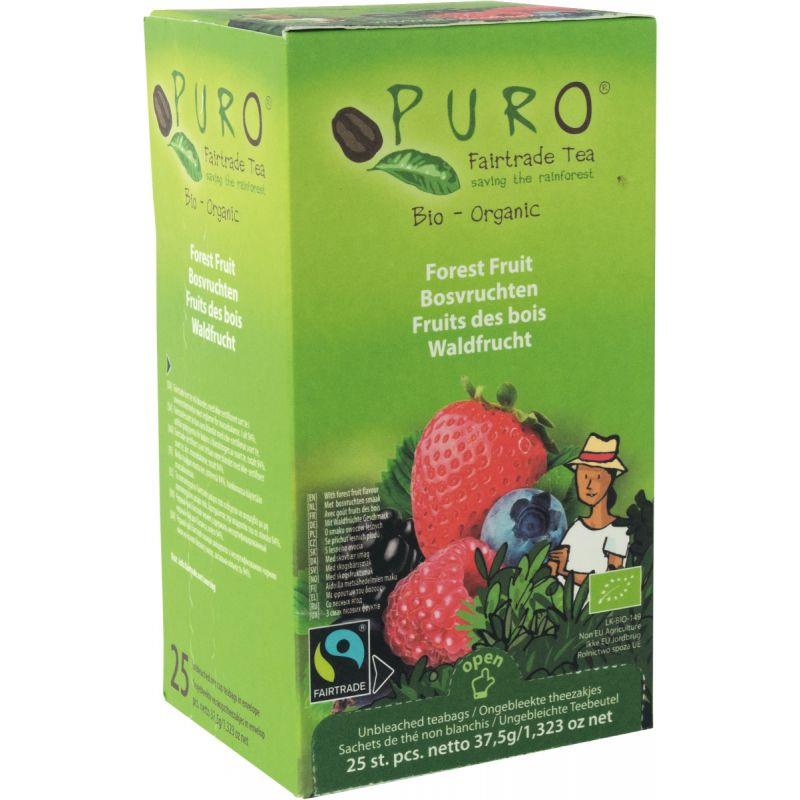 Image de  Boite de 25 sachets thé fruits des bois PURO 