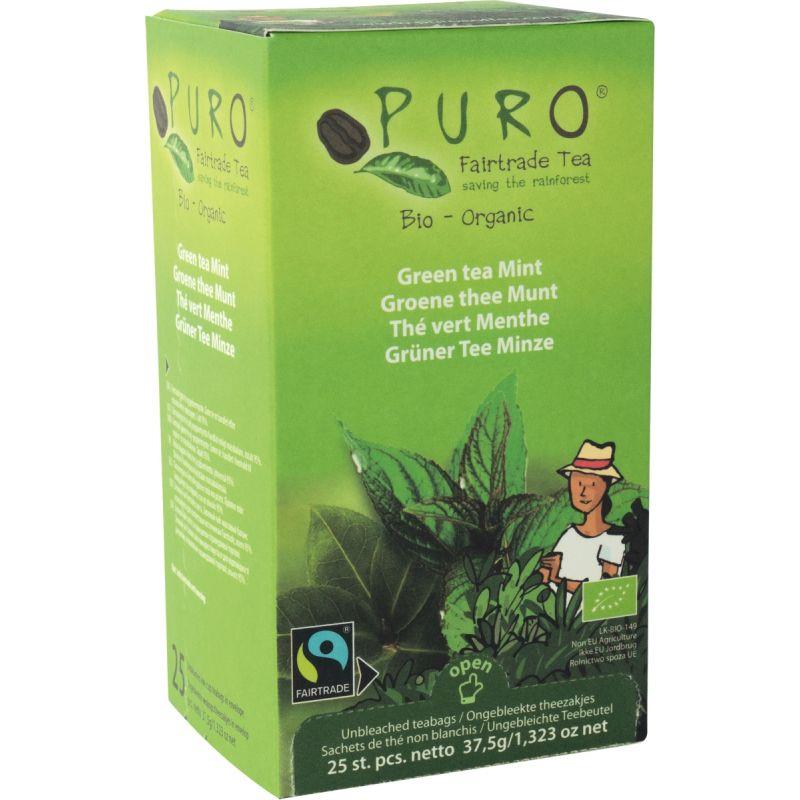 Image de  Boite de 25 sachets thé menthe PURO 