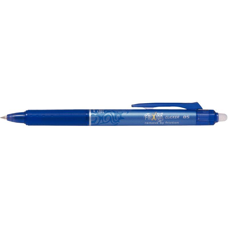 Image de  Roller Frixion Clicker pointe fine bleu 