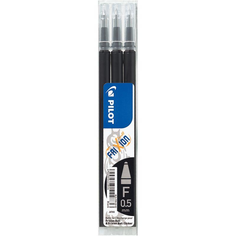 Image de  Étui de 3 recharges Frixion pointe fine noires 