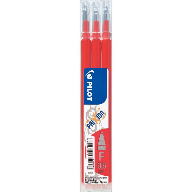 Image de  Étui de 3 recharges Frixion pointe fine rouges 
