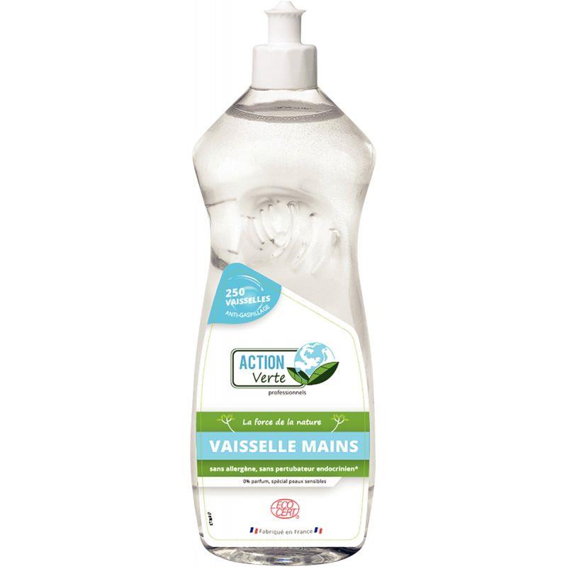Image de  Flacon 1L liquide vaisselle mains ACTION VERTE 
