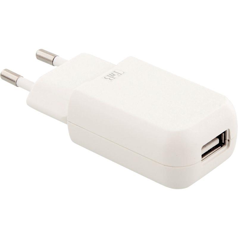 Image de  Chargeur secteur 1 port USB-A 5W blanc 