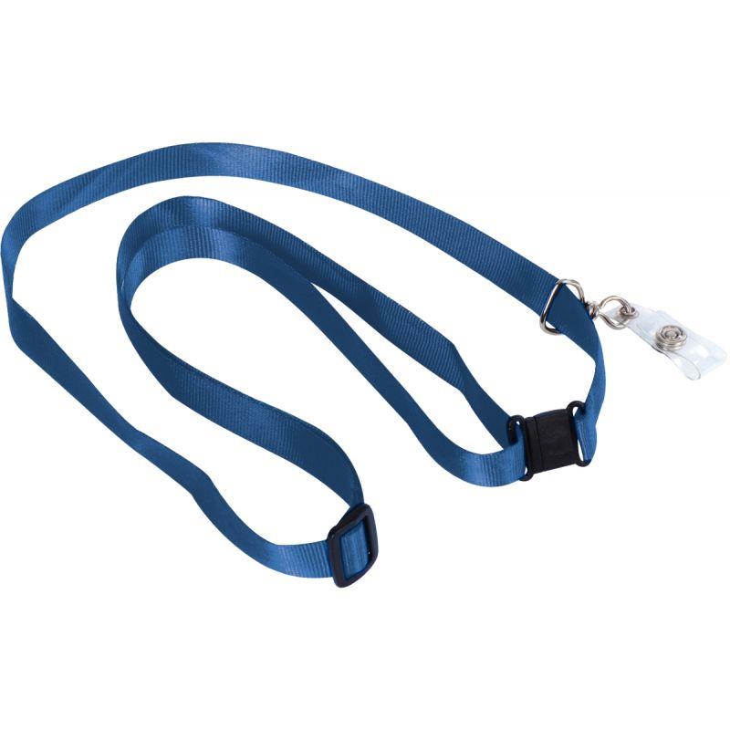 Image de  Boîte de 10 lacets textile ajustables bleu 