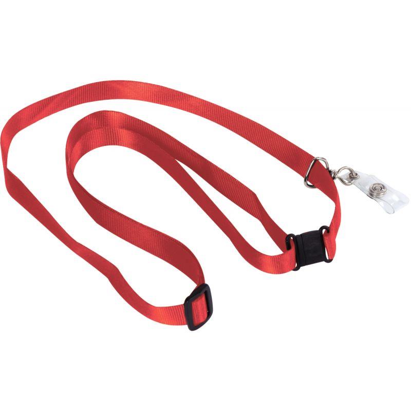 Image de  Boîte de 10 lacets textile ajustables rouge 
