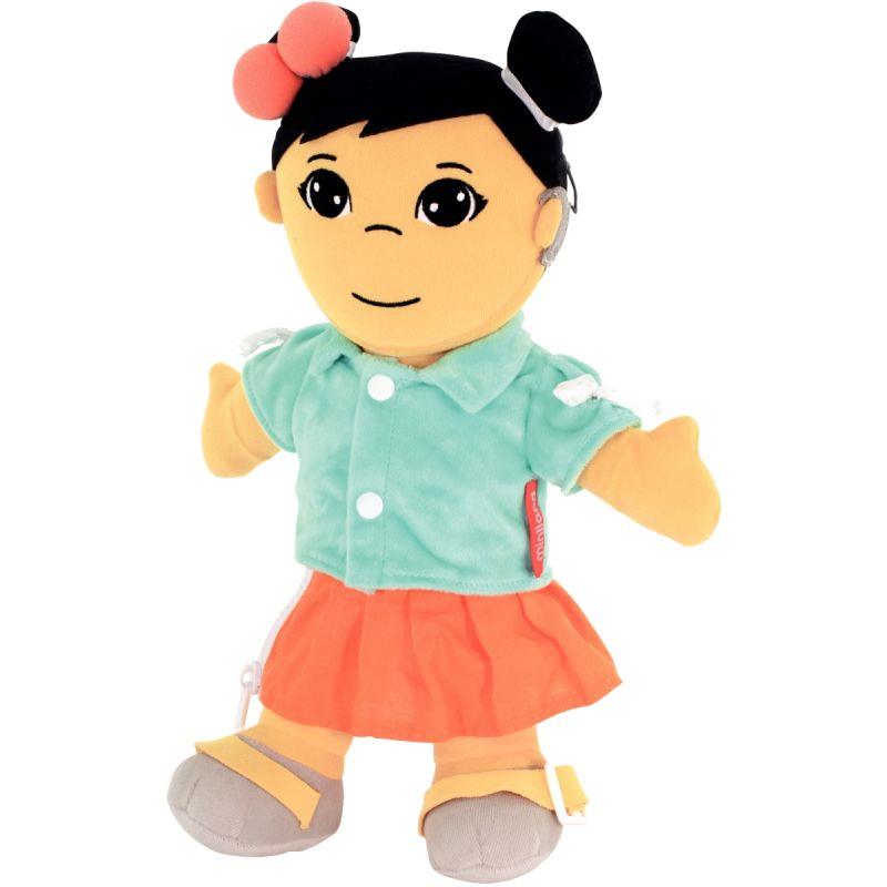 Image de  Poupée ethnique en tissu, fille asiatique 