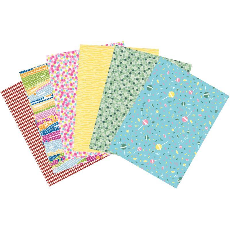 Image de  Pochette de 30 feuilles pour Décopatch motifs graphiques 