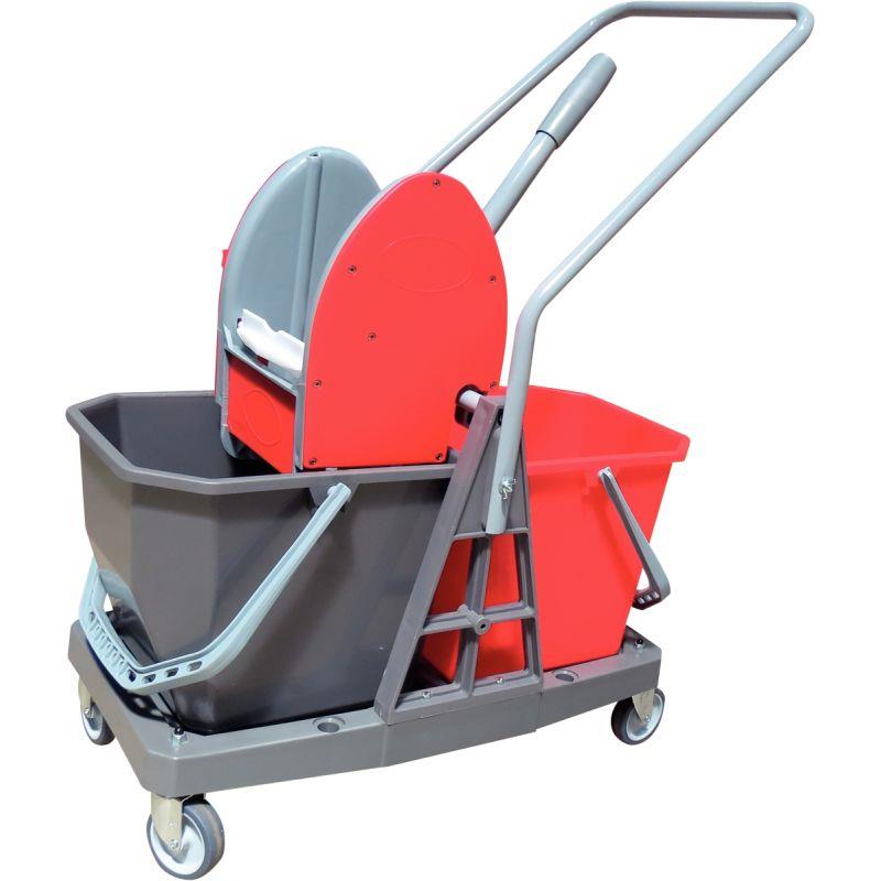 Image de  Chariot de lavage 2 seaux 15L 