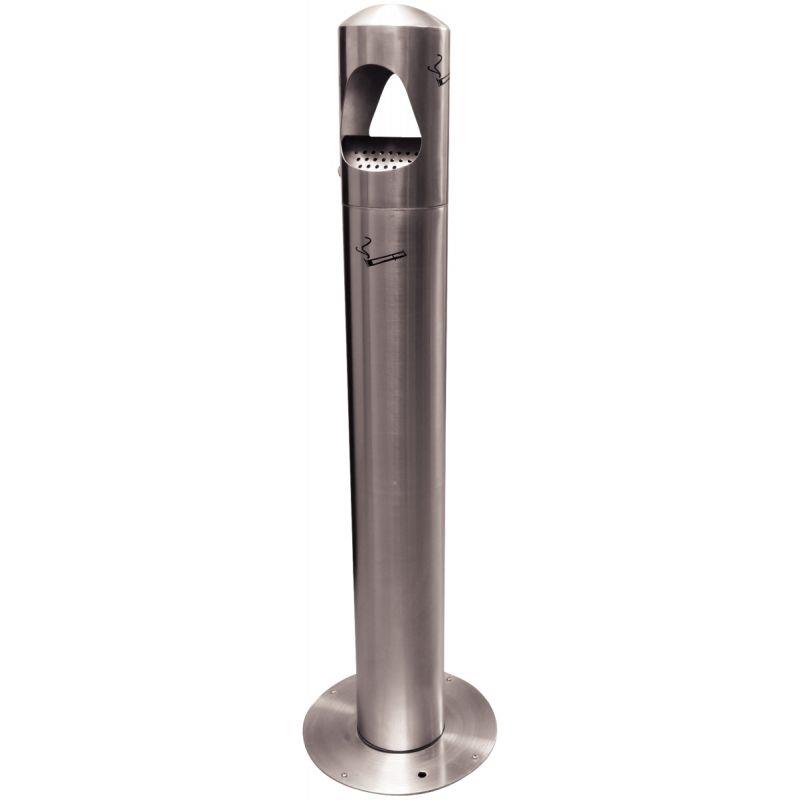 Image de  Cendrier sur pied en inox 8L 
