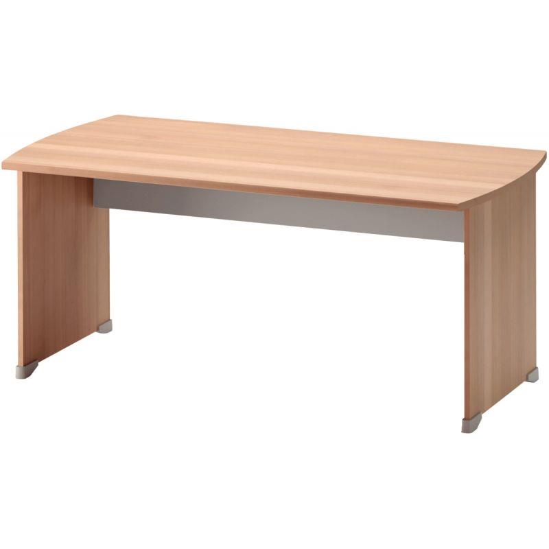Image de  Table bureau pieds panneau L160 cm Jazz+ Hêtre 