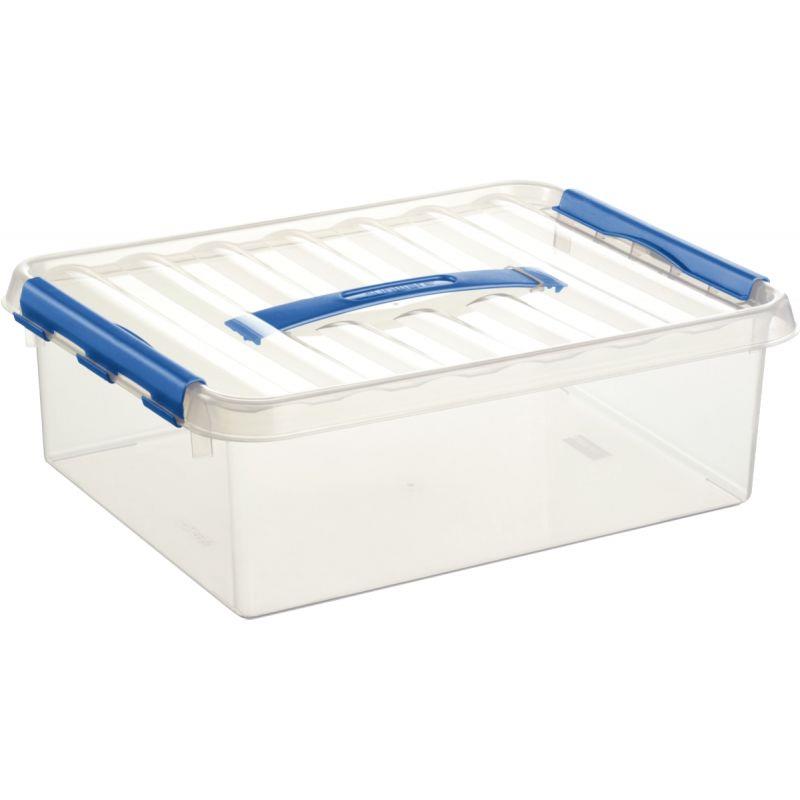 Image de  Boite de rangement QLINE 10L transparente 