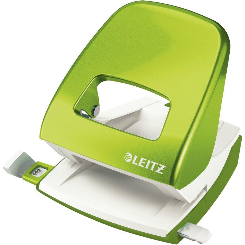 Image de  Perforateur Wow 2 trous 30 feuilles vert 