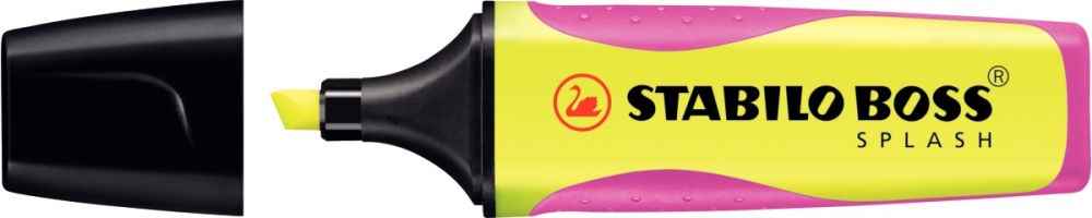 Image de  Surligneur boss splash jaune 