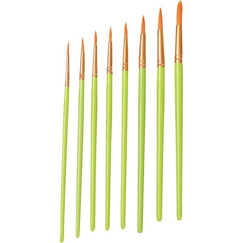 Image de  Sachet de 10 pinceaux synthétique ronds n°6 