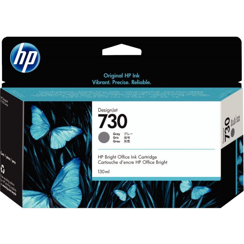 Image de  HP 730 cartouche d''encre gris authentique (P2V66A) 
