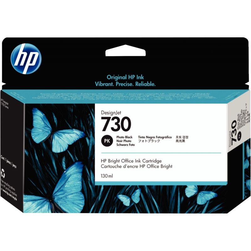 Image de  HP 730 cartouche d''encre noire photo authentique (P2V67A) 