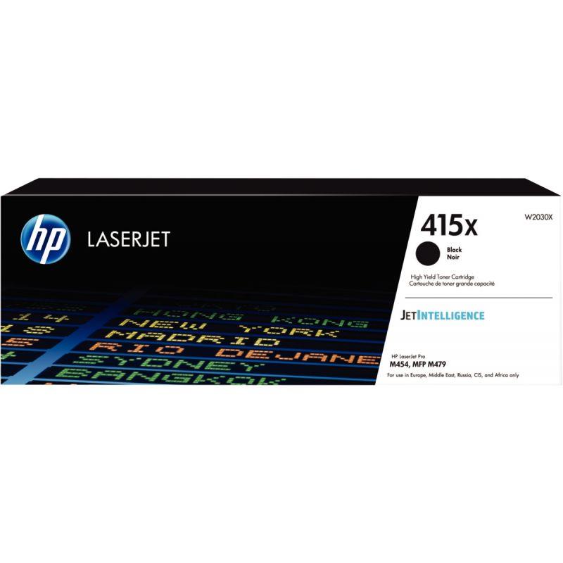 Image de  HP 415X toner noir grande capacité authentique (W2030X) 