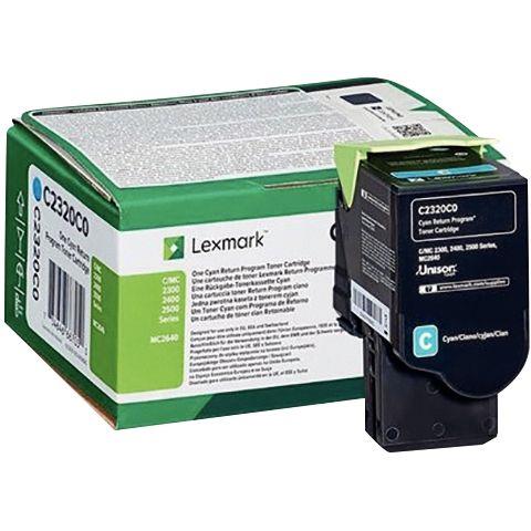 Image de  Lexmark C2320C0 toner laser cyan  authentique 