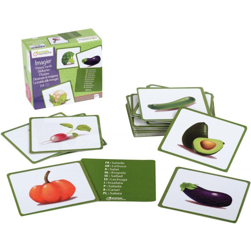 Image de  Imagier multilingue des légumes 