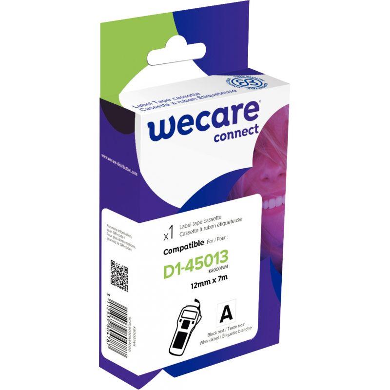 Image de  Ruban D1-45013 noir sur blanc 12 mm x 7 m compatible 