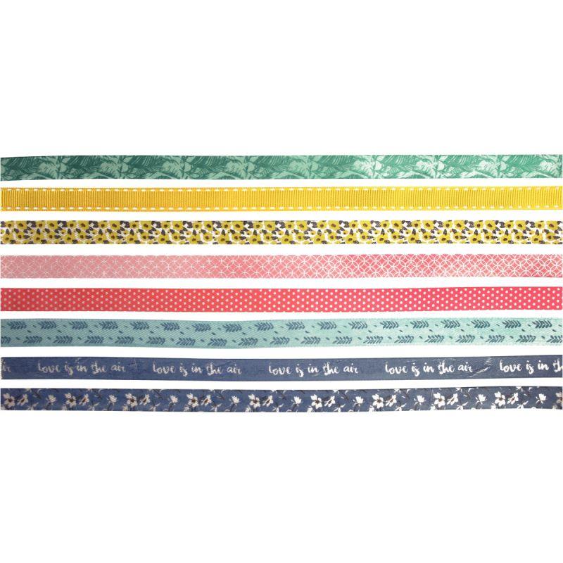Image de  Lot de 48 rubans tissu adhésifs 50 cm 