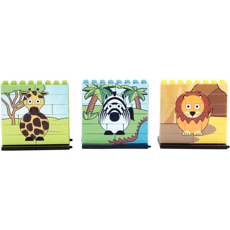 Image de  Lot de 6 puzzles UP 14 pièces, les animaux de la savane 