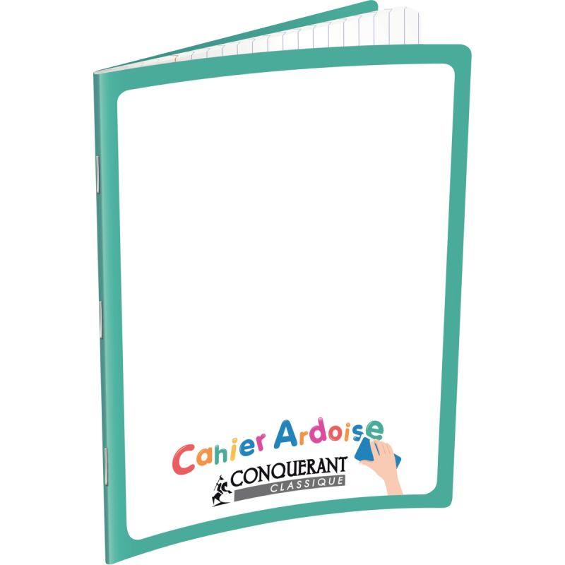 Image de  Cahier ardoise 48 pages CONQUERANT, 17x22 cm, seyès 