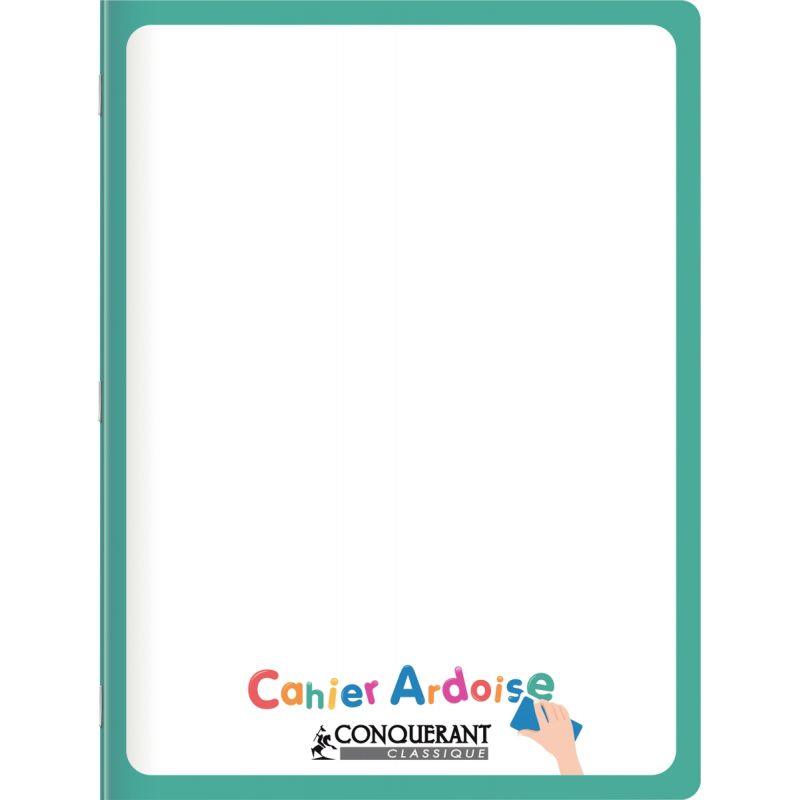 Image de  Cahier ardoise 48 pages CONQUERANT, 24x32 cm, seyès 