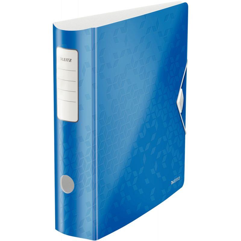Image de  Classeur à levier en polypropylène Leitz WOW Active 180°, dos 75 mm, bleu 