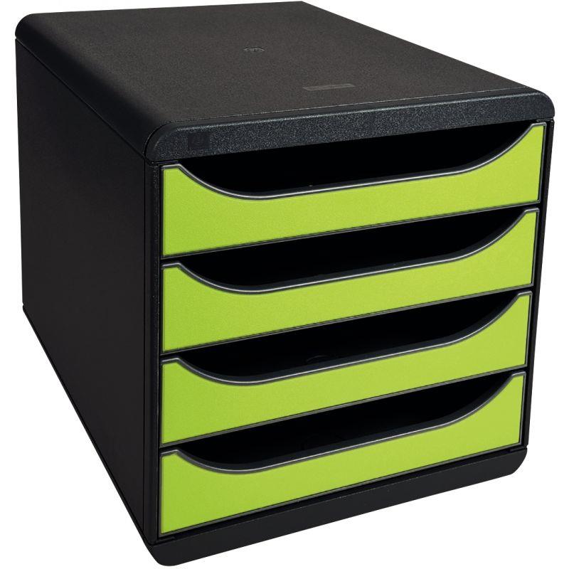 Image de  Module 4 tiroirs BIGBOX noir/vert 