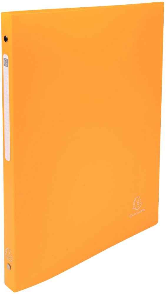 Image de  Classeur en polypropylène OPAK, 4 anneaux ronds diamètre 15mm, pour format A4, jaune 