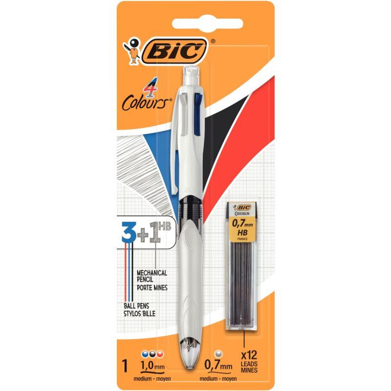 Image de  Blister de 1 stylo 3 Couleurs + Portemine + recharge 