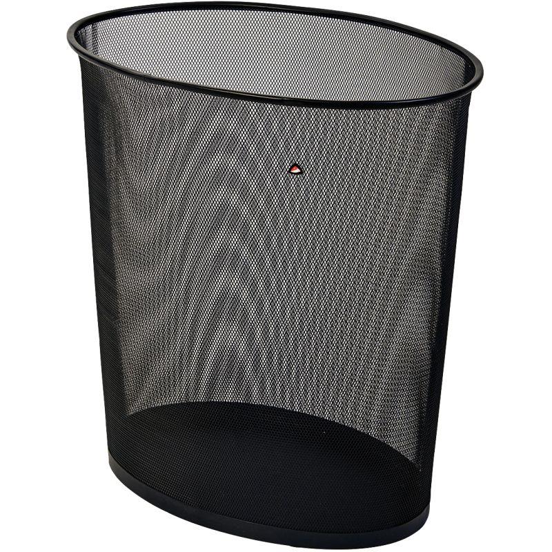 Image de  Corbeille à papier MESH 40L en métal noire 