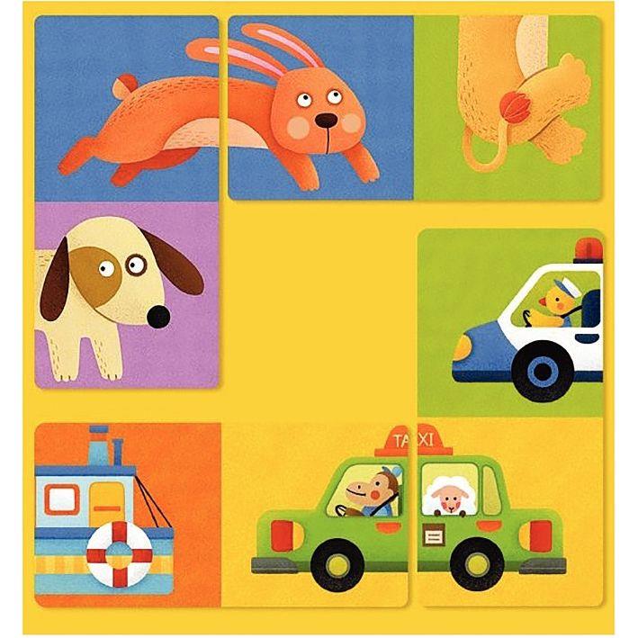 Image de  Dominos géants réversibles animaux 
