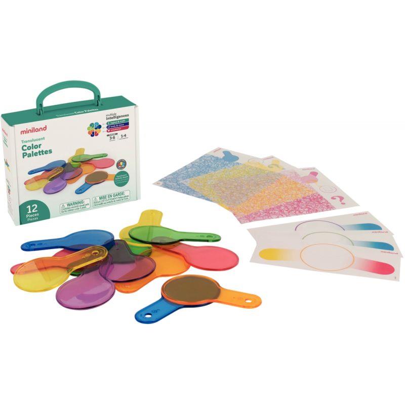 Image de  Boite de 12 palettes translucides 