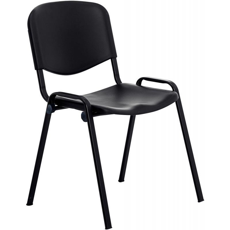Image de  Chaise accueil polypro Meeting noir 