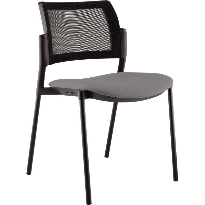 Image de  Lot de 2 chaises polyvalentes Kyos noir/gris moyen 