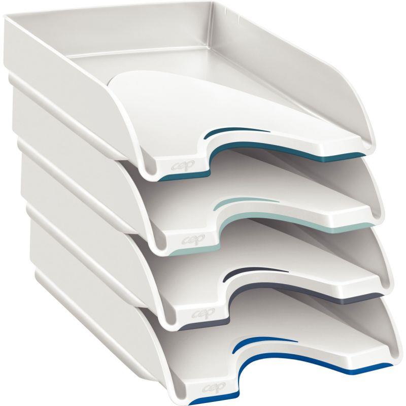 Image de  Lot de 4 corbeilles à courrier SOFT assorties 